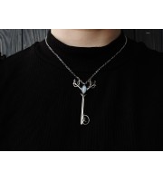 Deer antler necklace