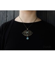 Lotus flower pendant