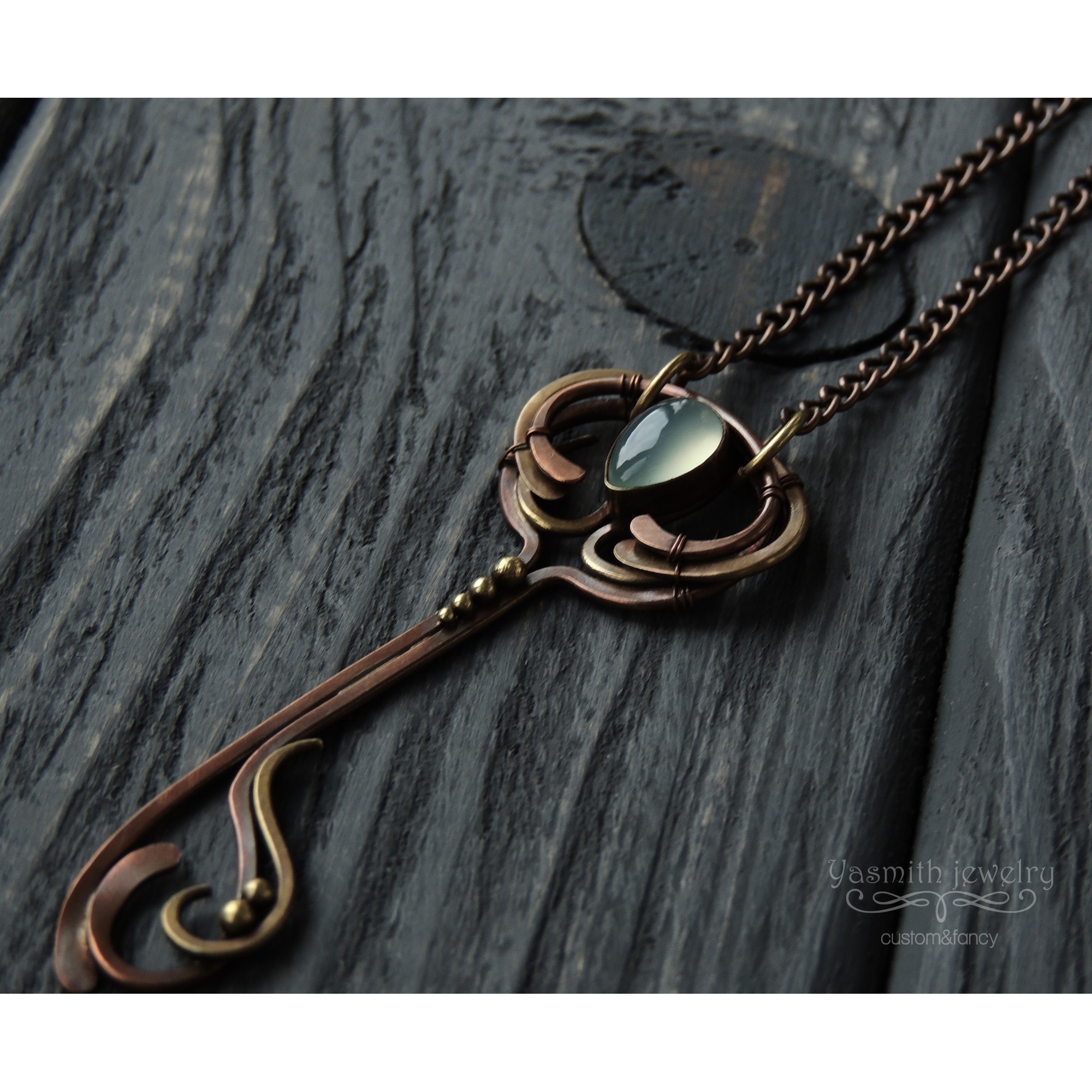 Anna Zuckerman Petite Key Necklace
